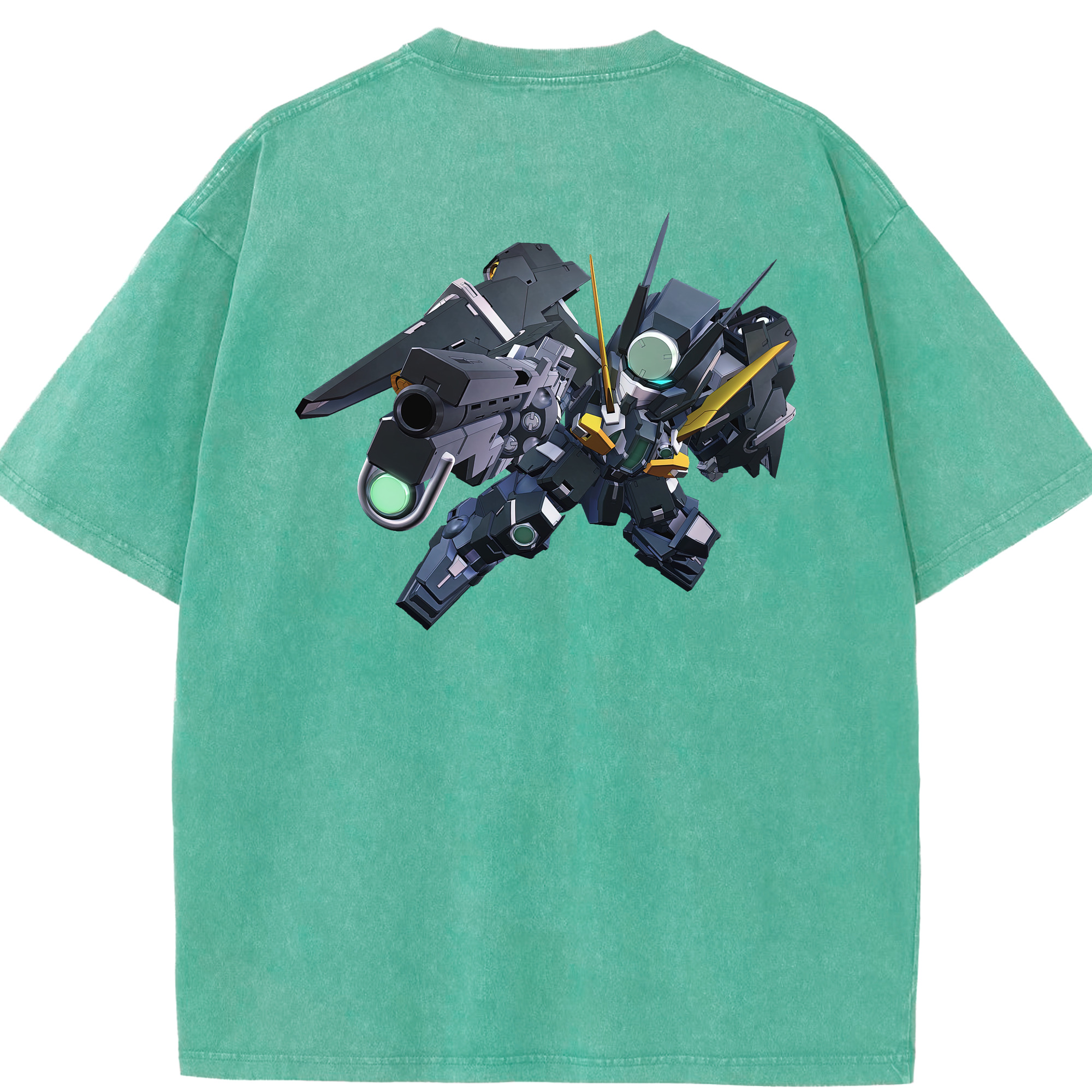 （画像用） 機動戦士ガンダム Mobile Suit Gundam 綿100% ヴィンテージ風 半袖Tシャツ（背面プリント）